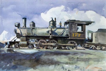 locomotive drg Edward Hopper Peinture à l'huile